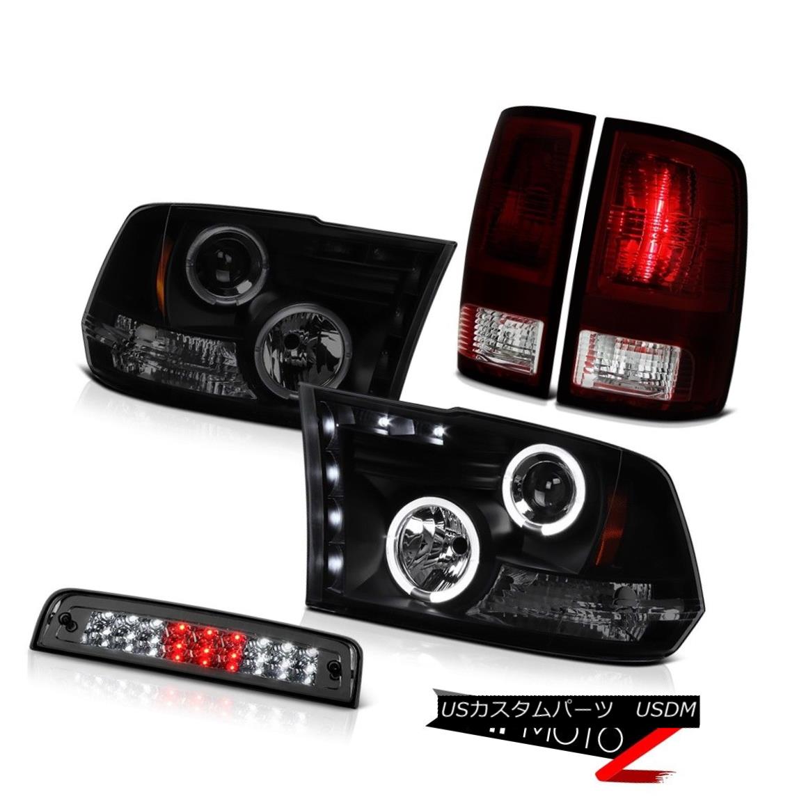 テールライト 10-18 Dodge Ram 2500 3500 6.7L Smoked Roof Cargo Light Tail Lights Headlights 10-18 Dodge Ram 2500 3500 6.7Lスモークルーフカーゴライトテールライトヘッドライト 【並行輸入品】