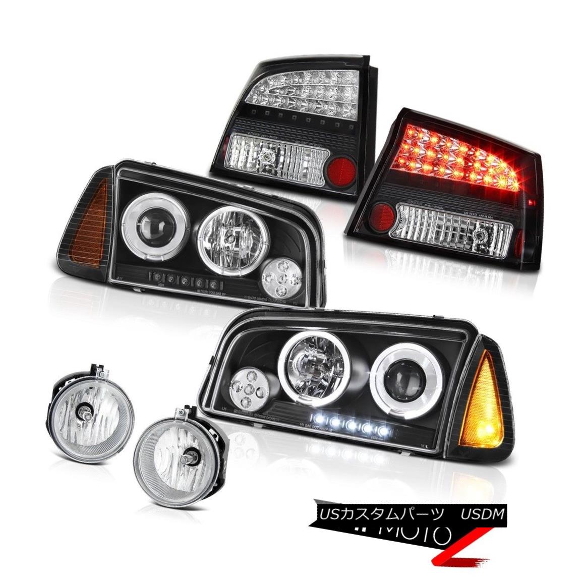 テールライト 06 07 08 Dodge Charger DUB Euro clear fog lights tail turn signal Headlamps SMD 06 07 08ダッジチャージャーDUBユーロクリアフォグライトテールターンシグナルヘッドランプSMD 【並行輸入品】