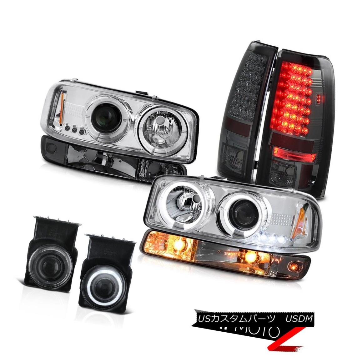 テールライト 03-06 Sierra SLT Fog lamps smd taillamps signal light sterling chrome headlamps 03-06 Sierra SLTフォグランプsmdテールランプ信号ライト純正クロームヘッドランプ 【並行輸入品】