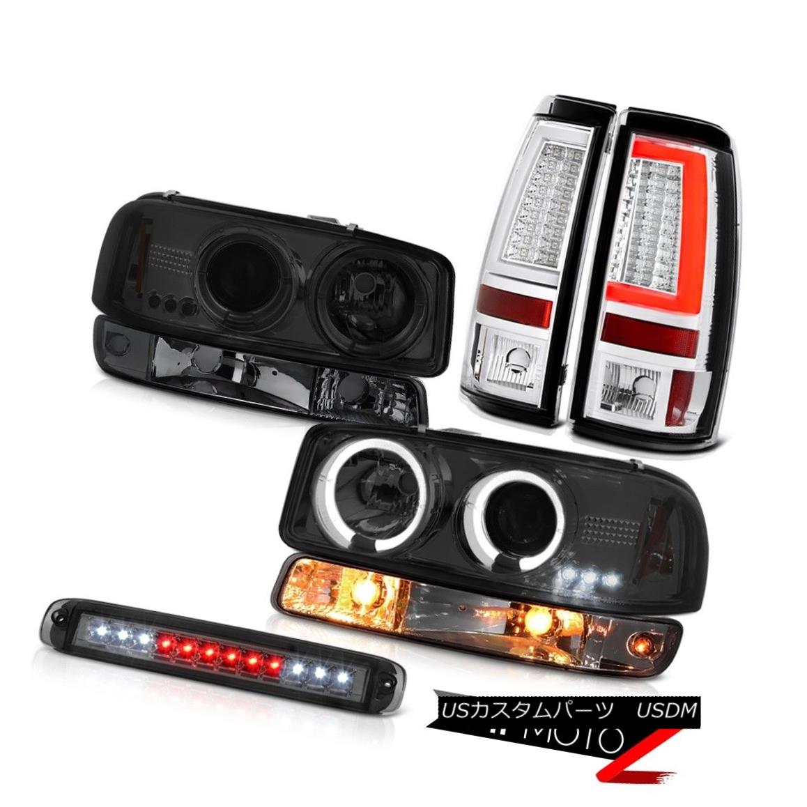 テールライト 1999-2006 Sierra SL Rear Brake Lights 3RD Light Bumper Lamp Headlamps Tron Style 1999-2006シエラSLリアブレーキライト3RDライトバンパーランプヘッドランプトロンスタイル 【並行輸入品】