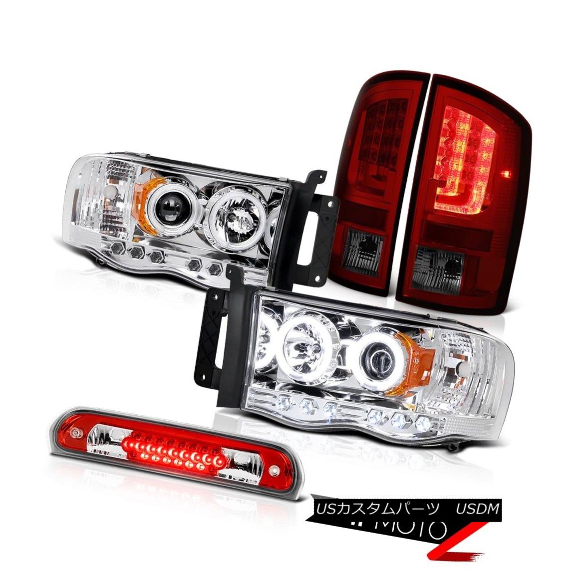テールライト 02-05 Ram 1500 2500 3500 WS Taillights Chrome Headlamps Roof Cab Lamp OLED Prism 02-05 Ram 1500 2500 3500 WSテールライトクロームヘッドランプルーフキャブランプOLEDプリズム 【並行輸入品】