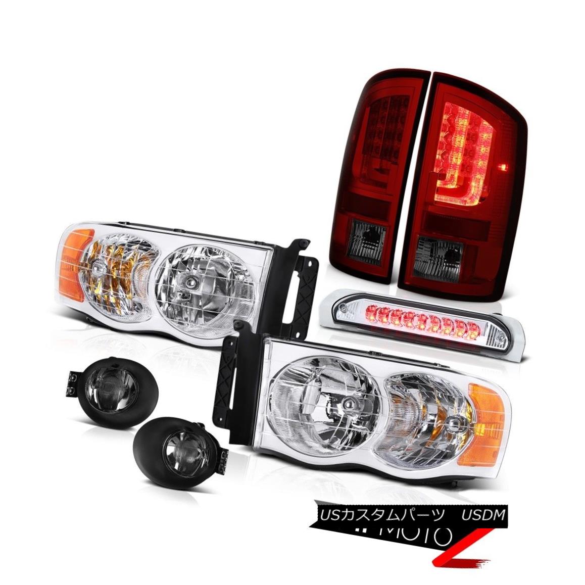 テールライト 2003-2005 Dodge Ram 3500 SLT Taillamps Smokey Foglamps Headlights 3RD Brake Lamp 2003-2005 Dodge Ram 3500 SLT Taillampsスモーキーフォグランプヘッドライト3RDブレーキランプ 【並行輸入品】