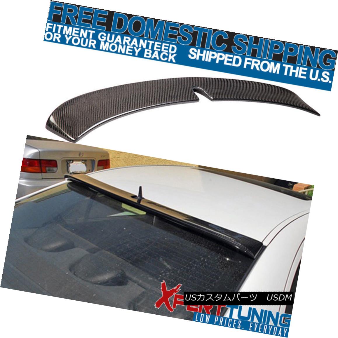 エアロパーツ 03-05 Benz E-Class W211 Roof Spoiler - Carbon Fiber CF 03-05ベンツEクラスW211ルーフスポイラー - 炭素繊維CF 【並行輸入品】