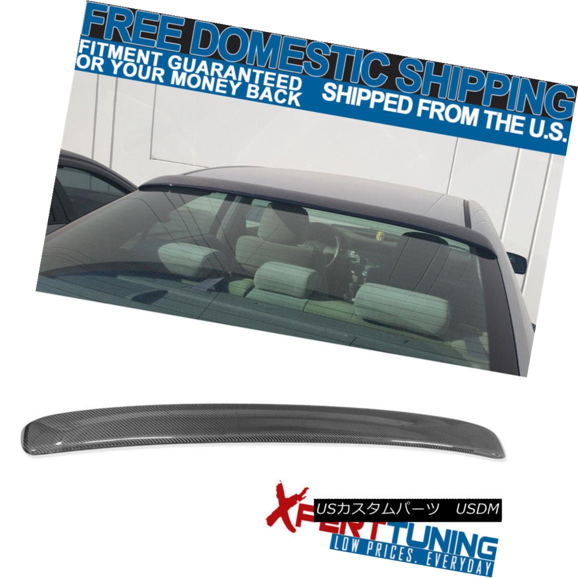エアロパーツ 07 08 09 10 11 Toyota Camry Carbon Fiber CF Rear Window Roof Spoiler Wing 07 08 09 10 11トヨタカムリカーボンファイバーCFリアウィンドウルーフスポイラーウイング 【並行輸入品】