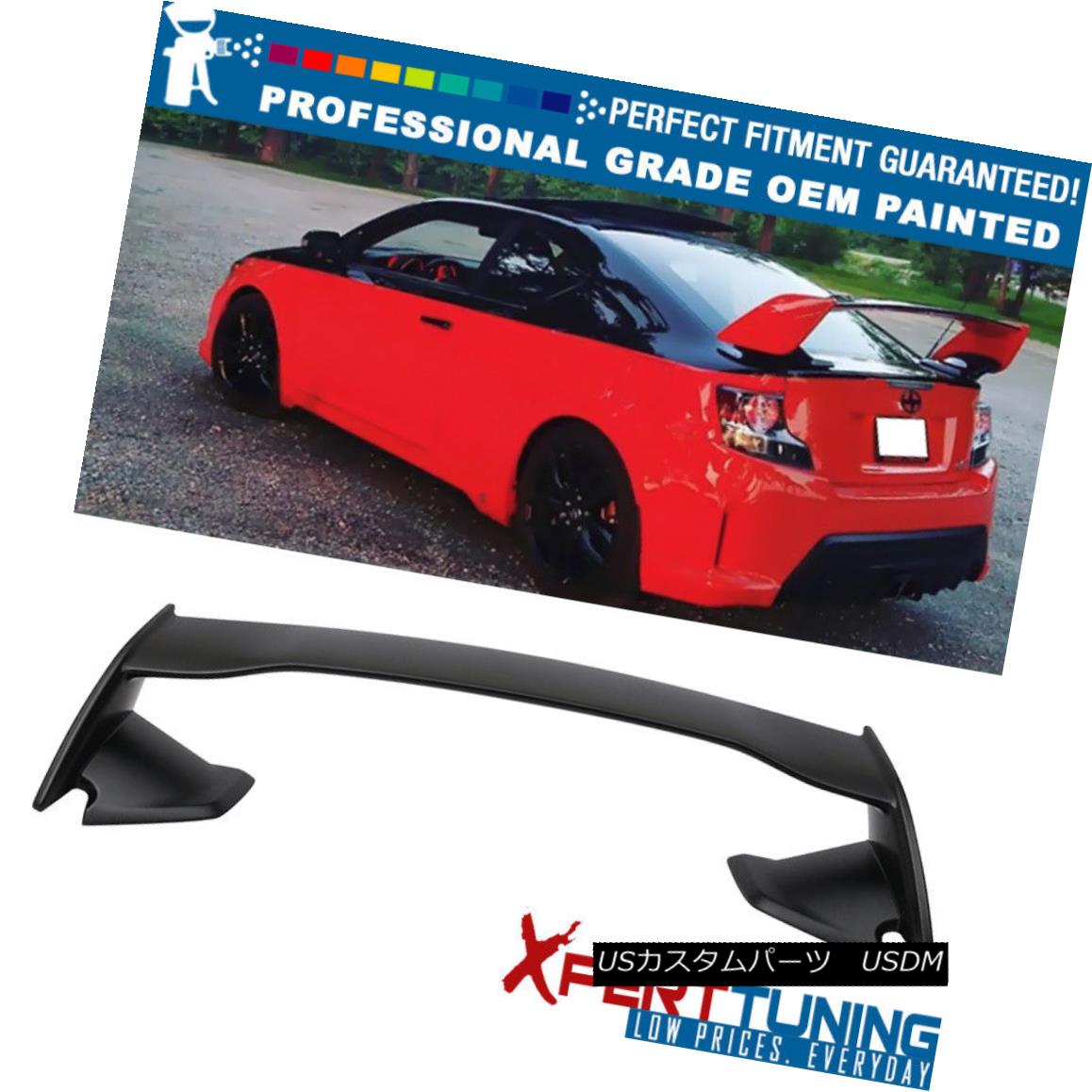 エアロパーツ Fits 11-16 Scion tC Coupe 2Dr IK Style ABS Trunk Spoiler - OEM Painted Color フィット11-16シオンtCクーペ2Dr IKスタイルABSトランクスポイラー - OEM塗装色 【並行輸入品】