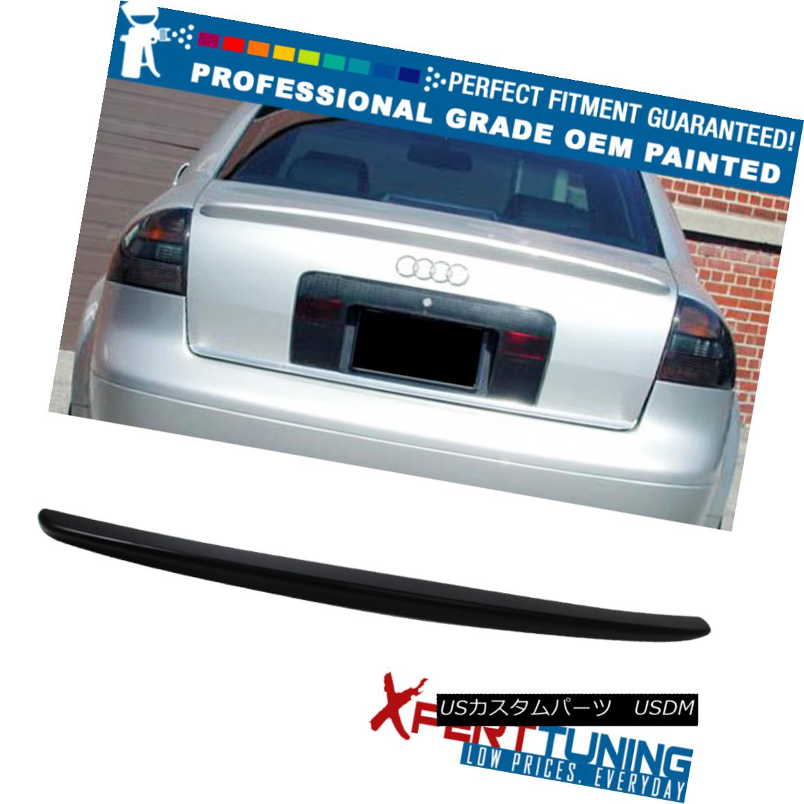 エアロパーツ 98-04 Audi A6 C5 A Style Rear Trunk Spoiler - ABS Painted Color 98-04アウディA6 C5スタイルリアトランク・スポイラー - ABS塗装カラー 【並行輸入品】