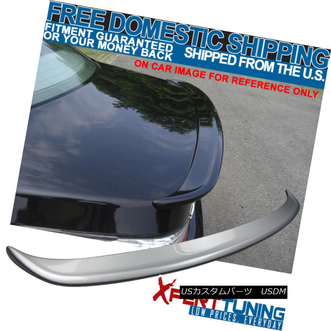 エアロパーツ Fit For 2004-2010 BMW 5 Series E60 M5 4Dr AC #354 Titanium Silver Trunk Spoiler 2004?2010年のフィットBMW 5シリーズE60 M5 4Dr AC＃354チタンシルバートランク・スポイラー 【並行輸入品】