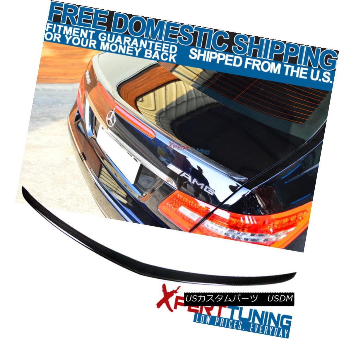 エアロパーツ 10-17 W207 C207 E-Class 2Dr Coupe AMG Style Trunk Spoiler - CF Carbon Fiber 10-17 W207 C207 Eクラス2DrクーペAMGスタイルトランク・スポイラー - CF炭素繊維 【並行輸入品】
