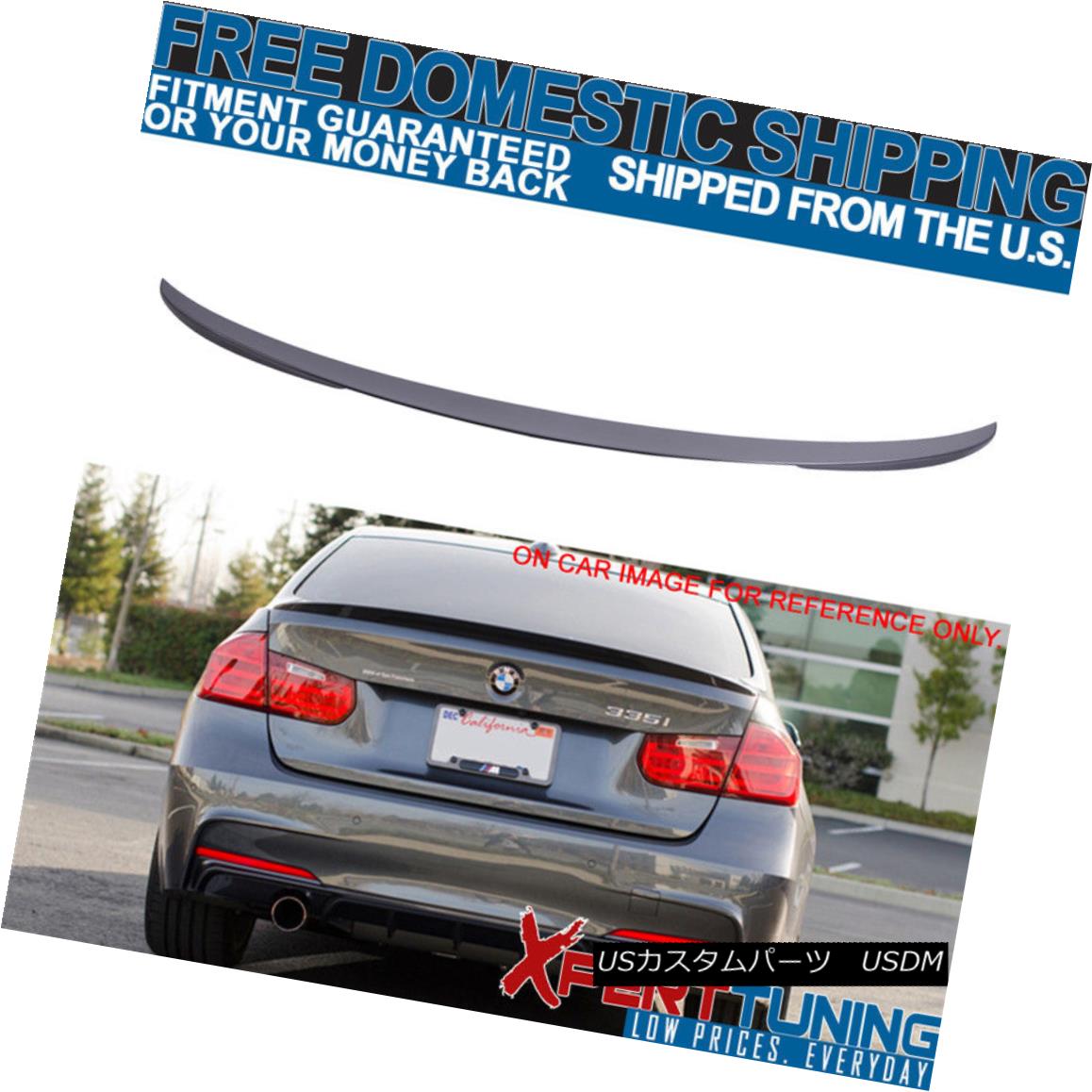 エアロパーツ Fit For 12-18 3-Series F30 4Dr P #B39 Painted Matte Mineral Gray Trunk Spoiler フィット12-18 3シリーズF30 4Dr P＃B39塗装マットミネラルグレートランクスポイラー 【並行輸入品】 66,671円