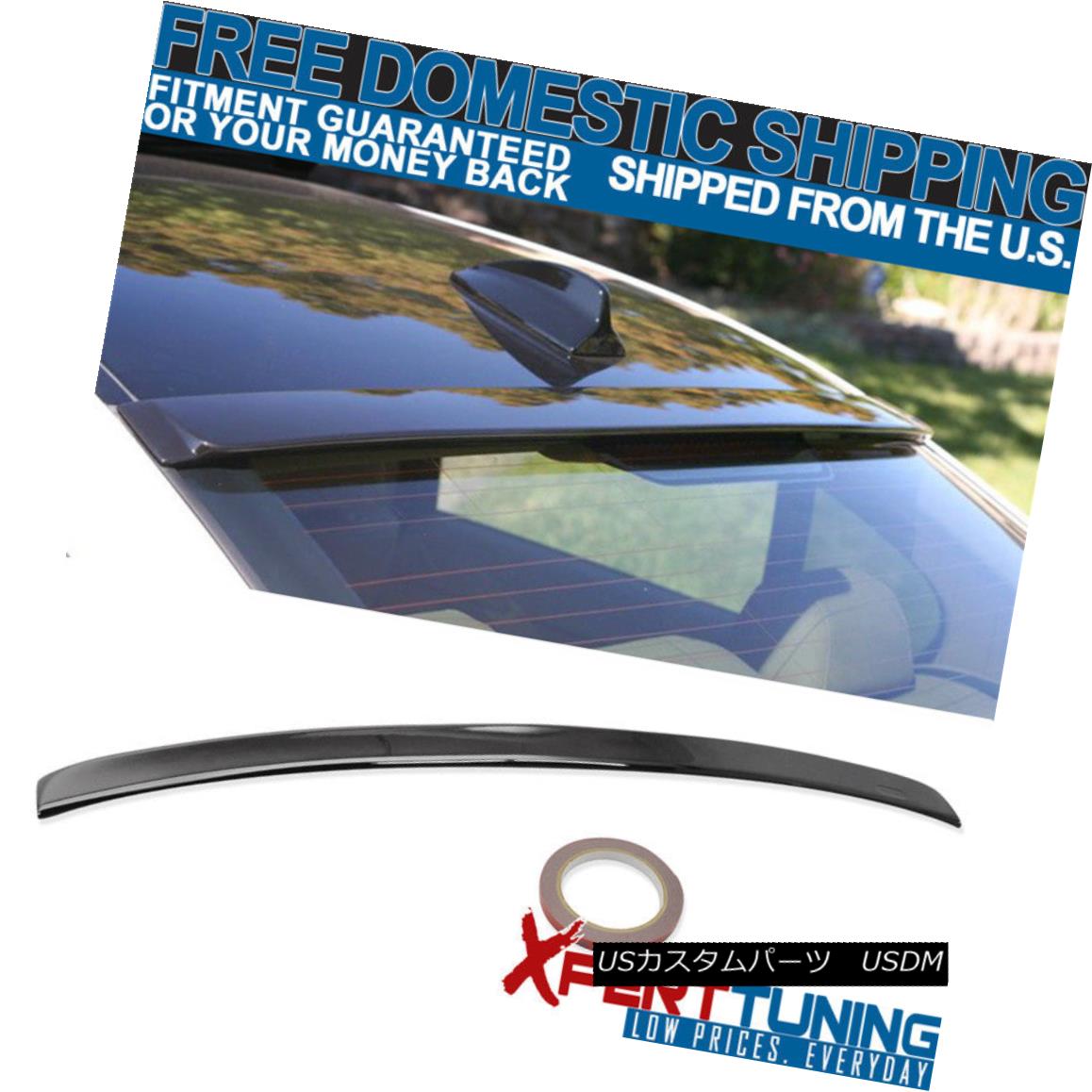 エアロパーツ 11 12 13 14 15 16 BMW 5 Series F10 AC Style Roof Spoiler Painted Jet Black - ABS 11 12 13 14 15 16 BMW 5シリーズF10 ACスタイルルーフスポイラーペイントジェットブラック - ABS 【並行輸入品】