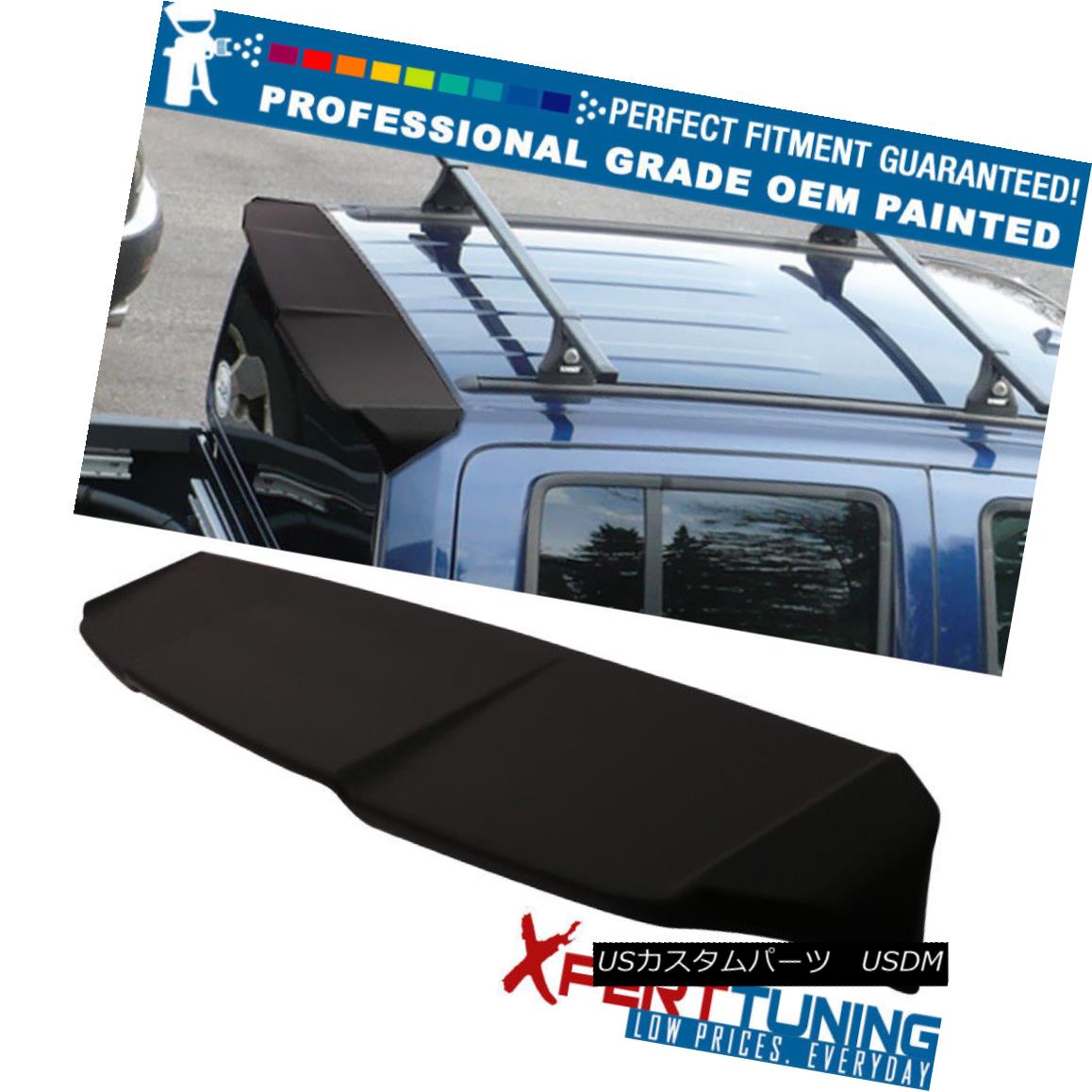 エアロパーツ Fits 05-14 Nissan Frontier Painted Roof Spoiler Wing - OEM Painted Color フィット05-14日産フロンティア塗装ルーフスポイラーウイング - OEM塗装カラー 【並行輸入品】
