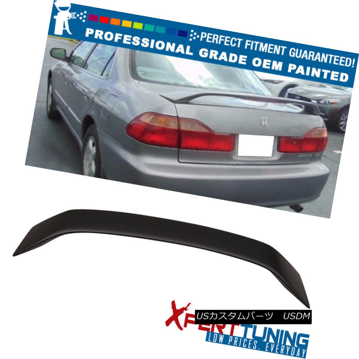 エアロパーツ Fits 98-02 Honda Accord OE 3rd Brake LED ABS Trunk Spoiler - OEM Painted Color 適合98-02ホンダアコードOE第3ブレーキLED ABSトランク・スポイラー - OEM塗装色 【並行輸入品】｜カスタムパーツ WORLD倉庫