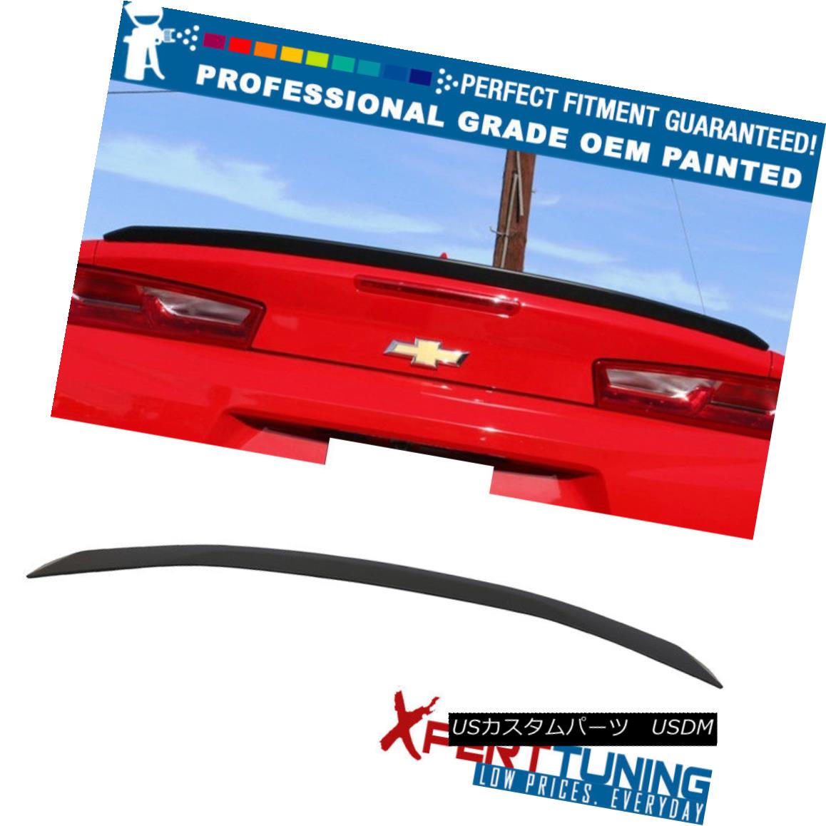 エアロパーツ 16-18 Chevy Camaro OE Flush Mount RS LT V6 Trunk Spoiler - OEM Painted Color 16-18シボレーカマロOEフラッシュマウントRS LT V6トランク・スポイラー - OEM塗装色 【並行輸入品】