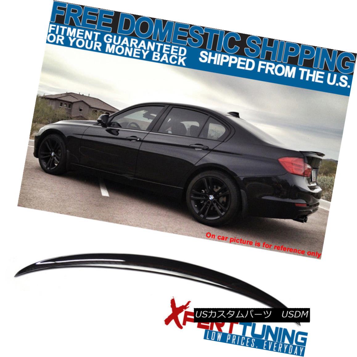 エアロパーツ Fit For 12-18 BMW 3-Series F30 4Dr P #475 Painted Trunk Spoiler BMW 3シリーズF30 4Dr P＃475塗装トランク・スポイラー 【並行輸入品】
