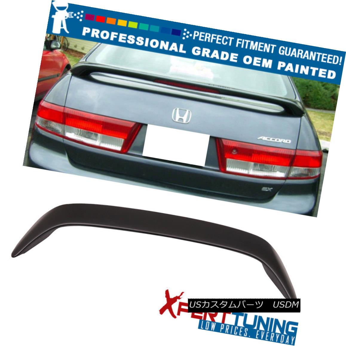 エアロパーツ Fit For 03-05 Honda Accord 4Dr 3rd Brake LED Brake OE ABS Trunk Spoiler フィット03-05ホンダアコード4Dr第3ブレーキLEDブレーキOE ABSトランク・スポイラー 【並行輸入品】
