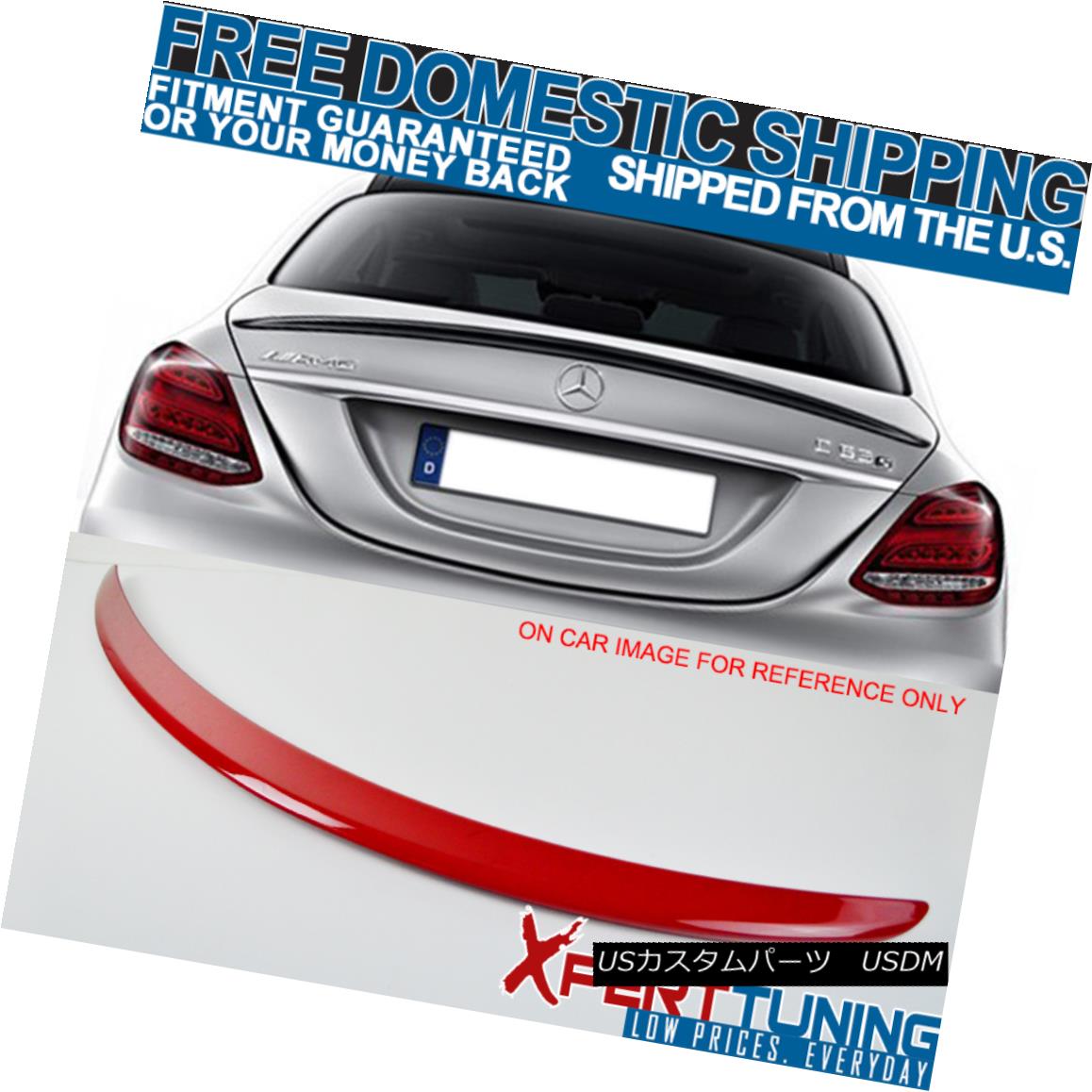 エアロパーツ 15-18 W205 4Dr AMG Style ABS Trunk Spoiler Painted Mars Red # 590 - ABS 15-18 W205 4Dr AMGスタイルABSトランク・スポイラー塗装火星赤＃590 - ABS 【並行輸入品】 64,917円