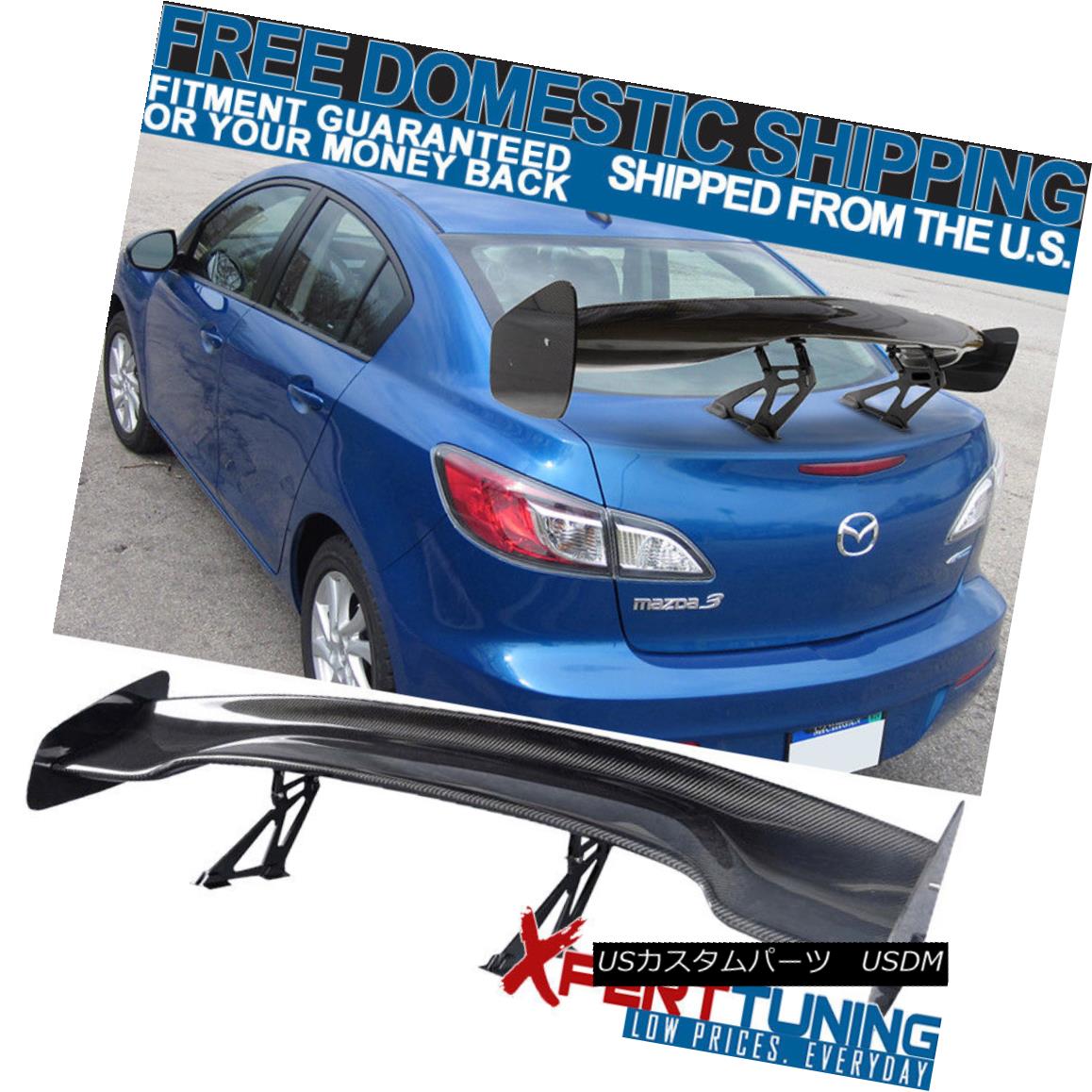 エアロパーツ Fits Mazda 3 6 57 Inch GT Super Downforce Trunk Spoiler Wing フィットマツダ3 6 57インチGTスーパーダウンフォーストライクスポイラーウィング 【並行輸入品】|カスタムパーツ WORLD倉庫