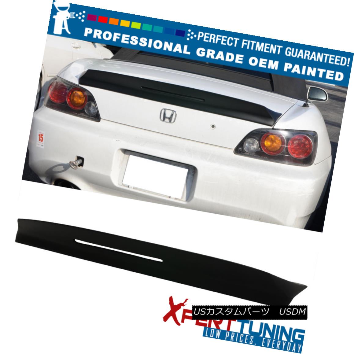エアロパーツ 00-09 Honda S2000 AP1 AP2 TM Style Painted Trunk Spoiler - OEM Painted Color 00-09ホンダS2000 AP1 AP2 TMスタイル塗装トランクスポイラー - OEM塗装カラー 【並行輸入品】