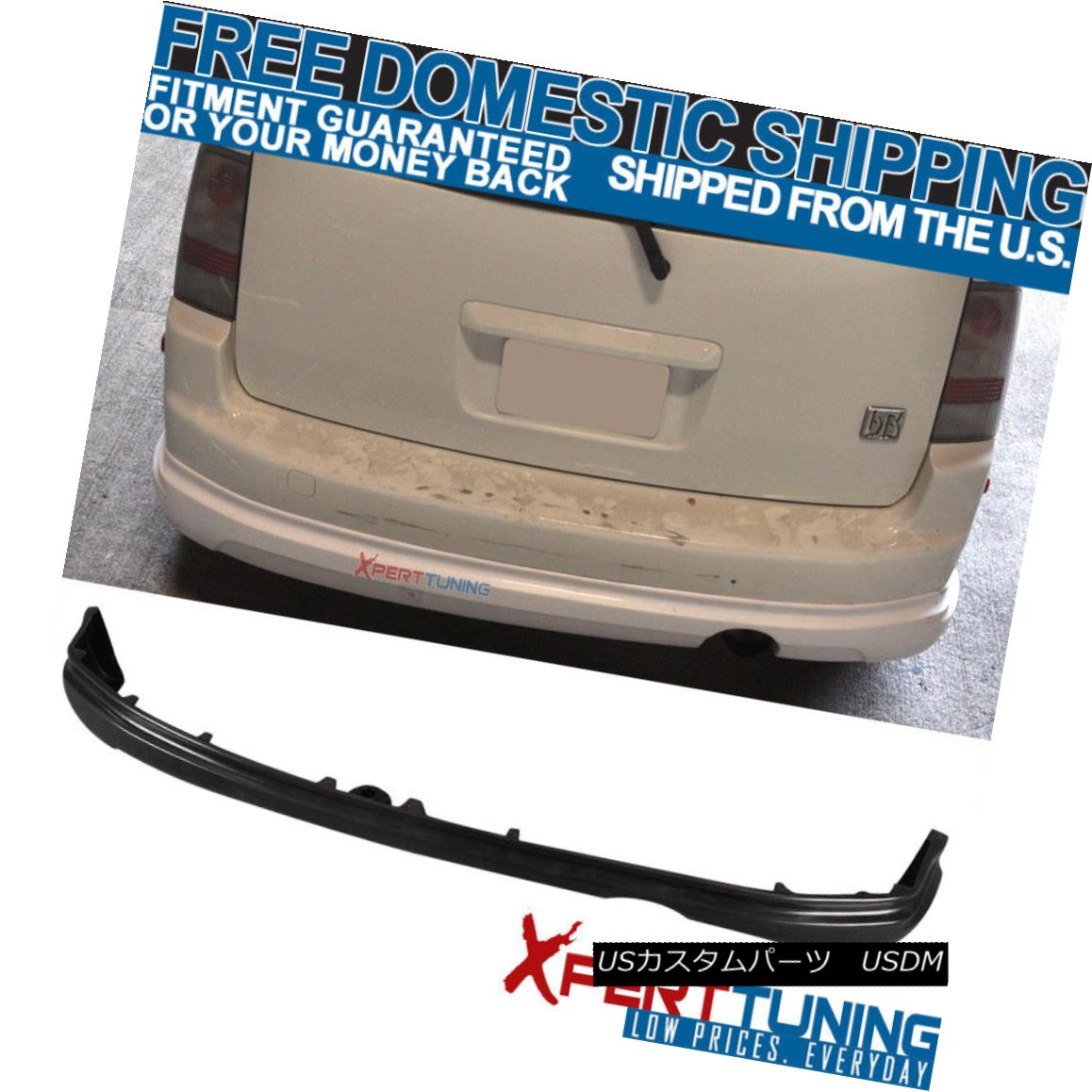 エアロパーツ Unpainted For 2003-2007 Scion xB Wagon 5Dr Rear Bumper Lip Spoiler PU 未塗装の2003-2007シオンxBワゴン5DrリアバンパーリップスポイラーPU 【並行輸入品】