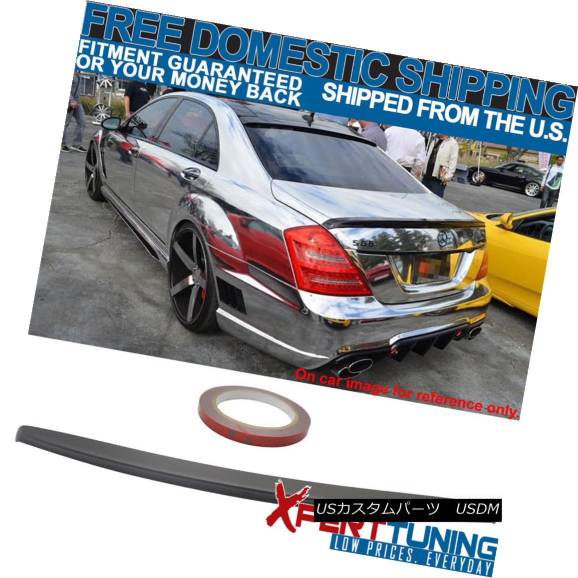 エアロパーツ 07 08 09 10 11 12 13 Benz W221 S-Class Trunk Spoiler Painted Matte Black 07 08 09 10 11 12 13ベンツW221 Sクラストランクスポイラー塗装マットブラック 【並行輸入品】