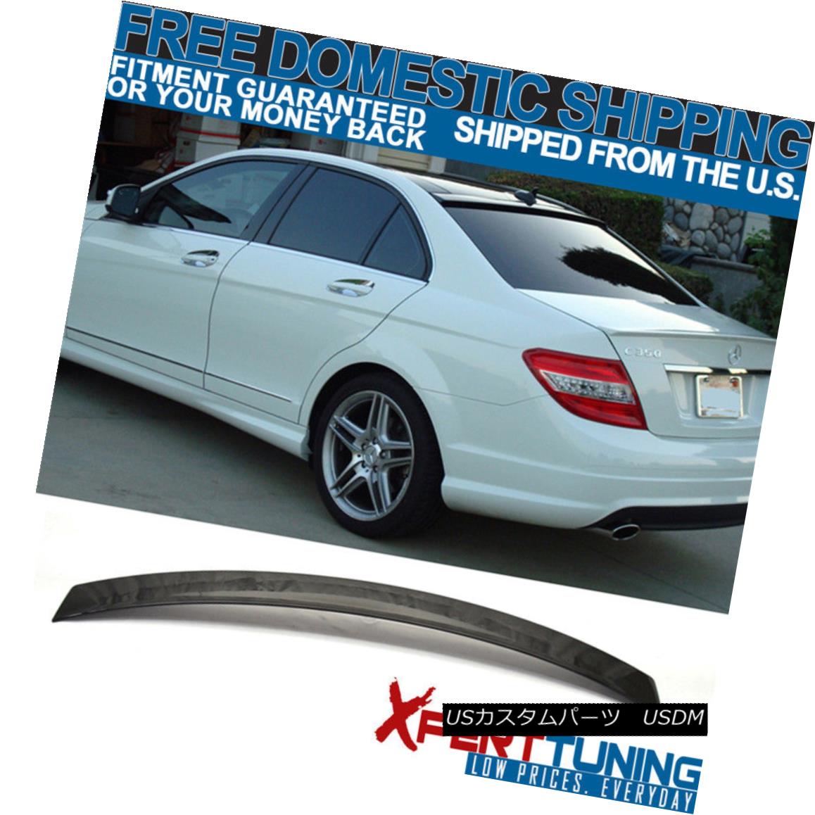 エアロパーツ Fit For 2008-2014 Benz C-Class W204 4Dr OE #197 Obsidian Black Met Roof Spoiler 2008-2014 Benz C-Class W204 4Dr OE＃197 Obsidian Black Met Roof Spoiler 【並行輸入品】