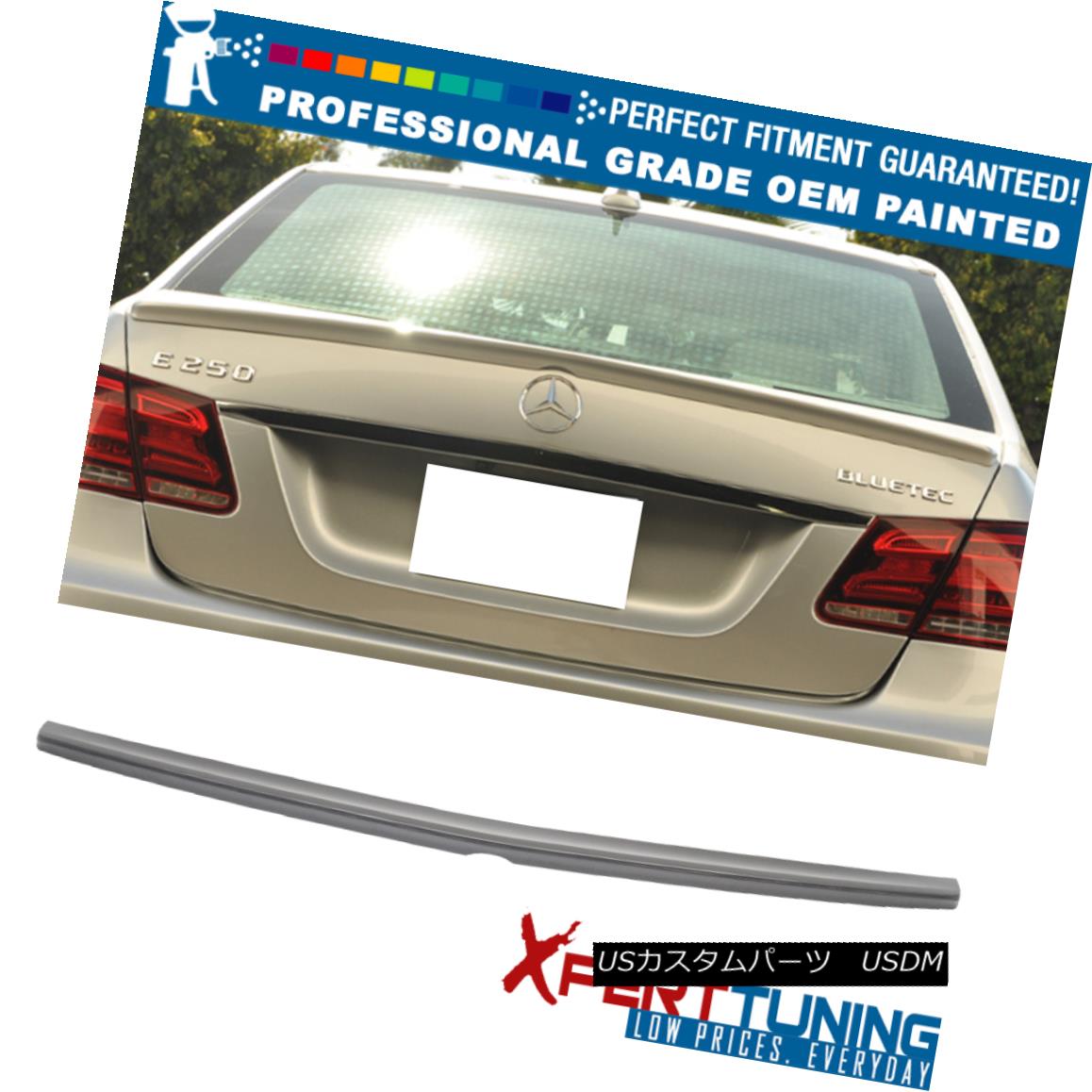 エアロパーツ 10-16 E-Class W212 4Dr Painted AMG Style Trunk Spoiler - OEM Painted Color 10-16 EクラスW212 4Dr塗装AMGスタイルトランク・スポイラー - OEM塗装カラー 【並行輸入品】
