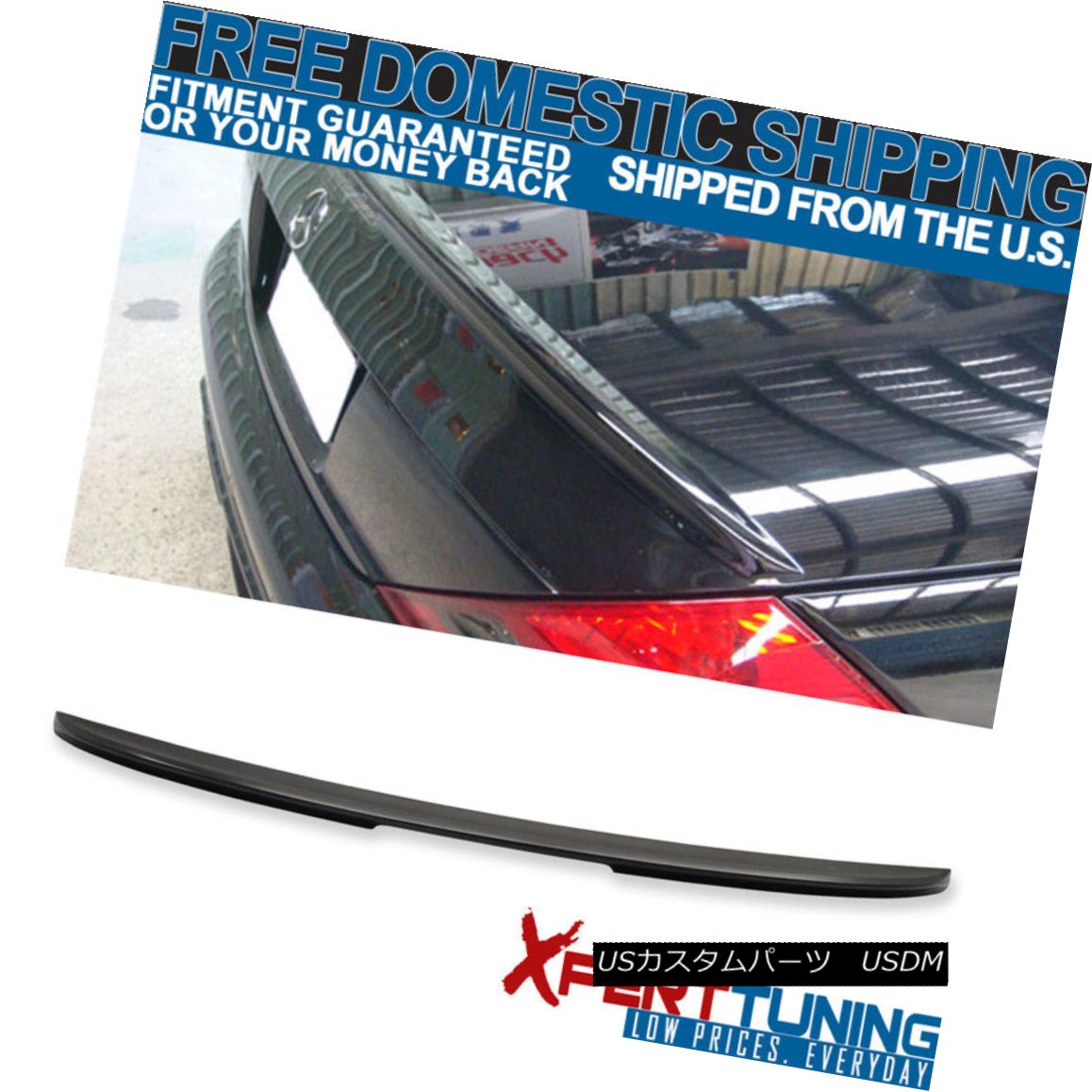 エアロパーツ Fit 03-11 Benz SL-Class 2D 2Dr R230 AMG Style Unpainted ABS Trunk Lip Spoiler フィット03-11ベンツSLクラス2D 2Dr R230 AMGスタイル無塗装ABSトランクリップスポイラー 【並行輸入品】