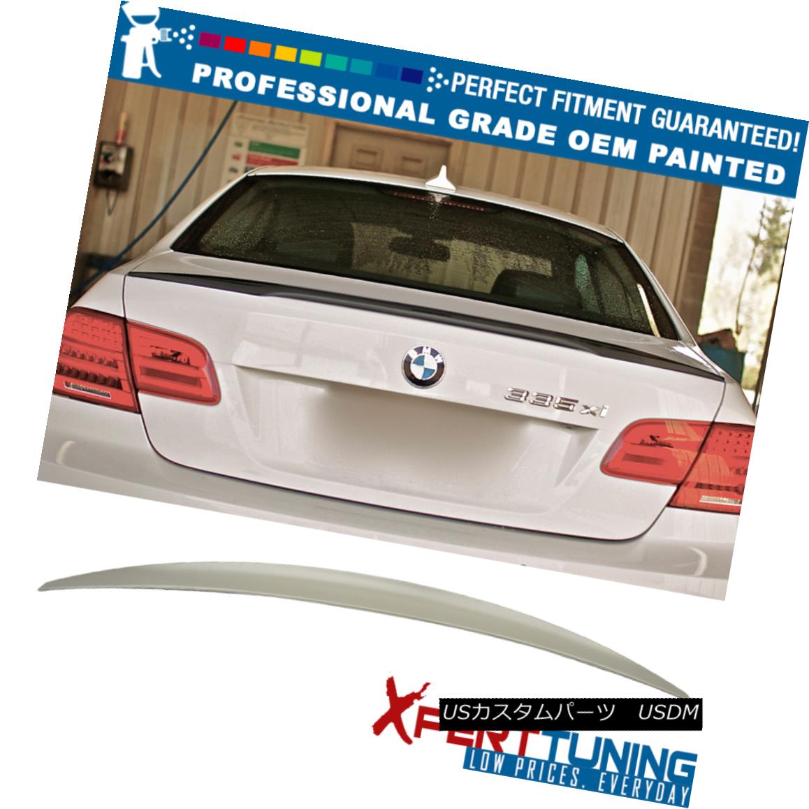 エアロパーツ 07-13 3-Series E92 2Dr P Style Painted ABS Trunk Spoiler - OEM Painted Color 07-13 3シリーズE92 2Dr Pスタイル塗装ABSトランク・スポイラー - OEM塗装カラー 【並行輸入品】