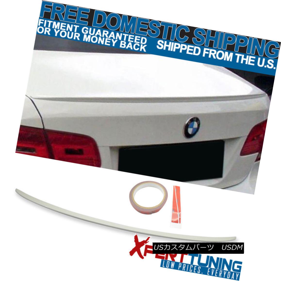 エアロパーツ 07-13 BMW 3 Series E92 M3 Style Painted # 300 Alpine White Trunk Spoiler 07-13 BMW 3シリーズE92 M3スタイル塗装＃300アルパインホワイトトランク・スポイラー 【並行輸入品】