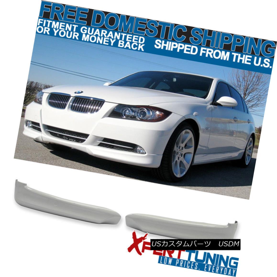 エアロセクション Fit 06 07 08 Bmw 3 Series E90 Oe Front Splitter Lip Spoiler 300 Alpine White フィット06 07 08 Bmw 3続きものe90 Oeフロントスプリッターリップスポイラー 300アルパイン白いこと Comotocarviolaohoje Com