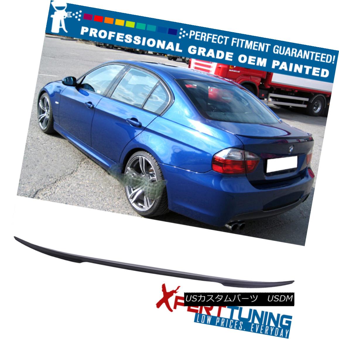 エアロパーツ 06-11 E90 Painted Performance 2 Style Trunk Spoiler - OEM Painted Color 06-11 E90塗装されたパフォーマンス2スタイルのトランク・スポイラー - OEM塗装カラー 【並行輸入品】