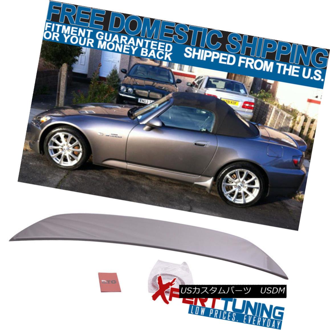 エアロパーツ 05-10 S2000 AP2 ABS Trunk Spoiler Painted Moon Rock Metallic # NH676M - ABS 05-10 S2000 AP2 ABSトランク・スポイラー塗装ムーン・ロックメタリック＃NH676M-ABS 【並行輸入品】