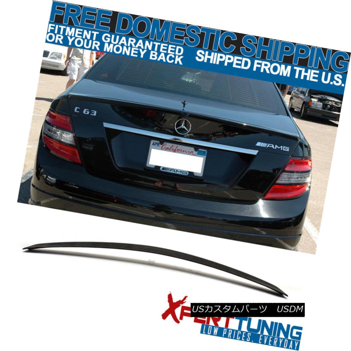 エアロパーツ Fit For 2008-2014 Benz C-Class W204 Sedan AMG Style #040 Painted Trunk Spoiler 2008-2014ベンツCクラスW204セダンAMGスタイル＃040塗装トランク・スポイラー 【並行輸入品】