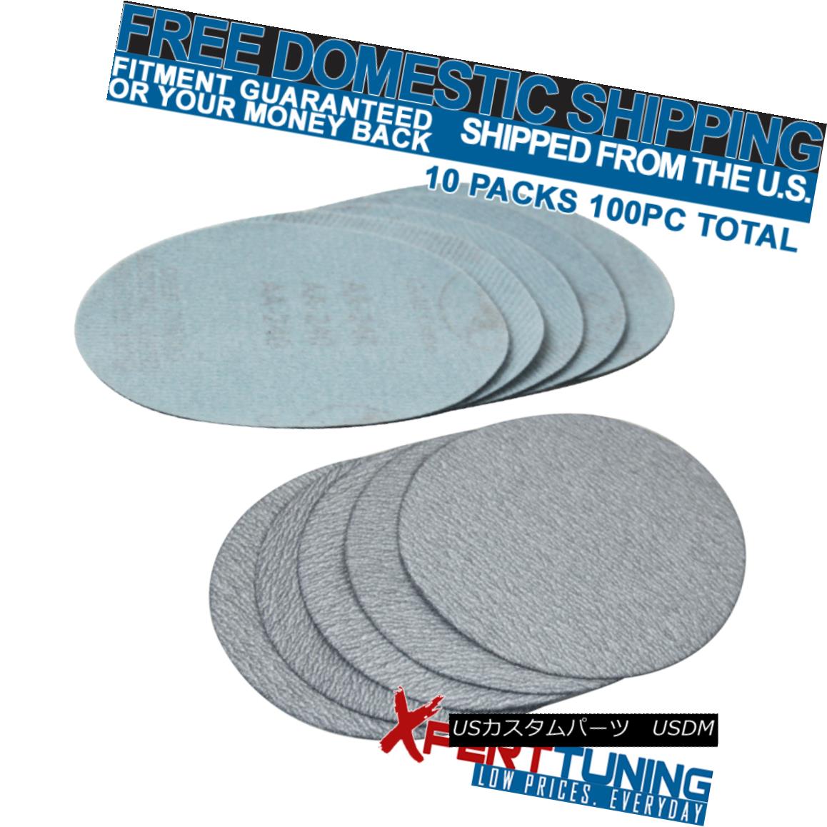 エアロパーツ 100PC 5Inch 127mm 240 Grit Auto Sanding Disc Bumper Collision Repair Sand Paper 100PC 5インチ127ミリメートル240グリット自動サンディングディスクバンパー衝突修復サンドペーパー 【並行輸入品】