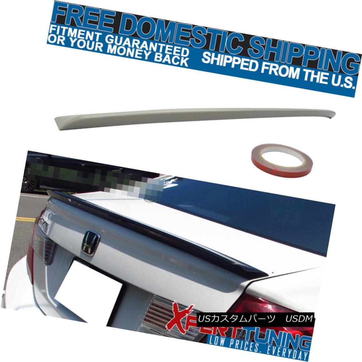 エアロパーツ 12 13 14 Honda Civic 9th Gen D Style Unpainted ABS Trunk Spoiler 12 13 14ホンダシビック第9世代Dスタイル無塗装ABSトランク・スポイラー 【並行輸入品】