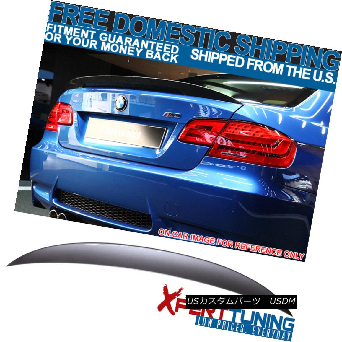 エアロパーツ Open Box Fits 07-13 E92 Trunk Spoiler Painted Sparkling Graphte Metallic オープンボックスが07-13 E92トランク・スポイラーに塗装されたスパークリング・グラファイト・メタリック 【並行輸入品】