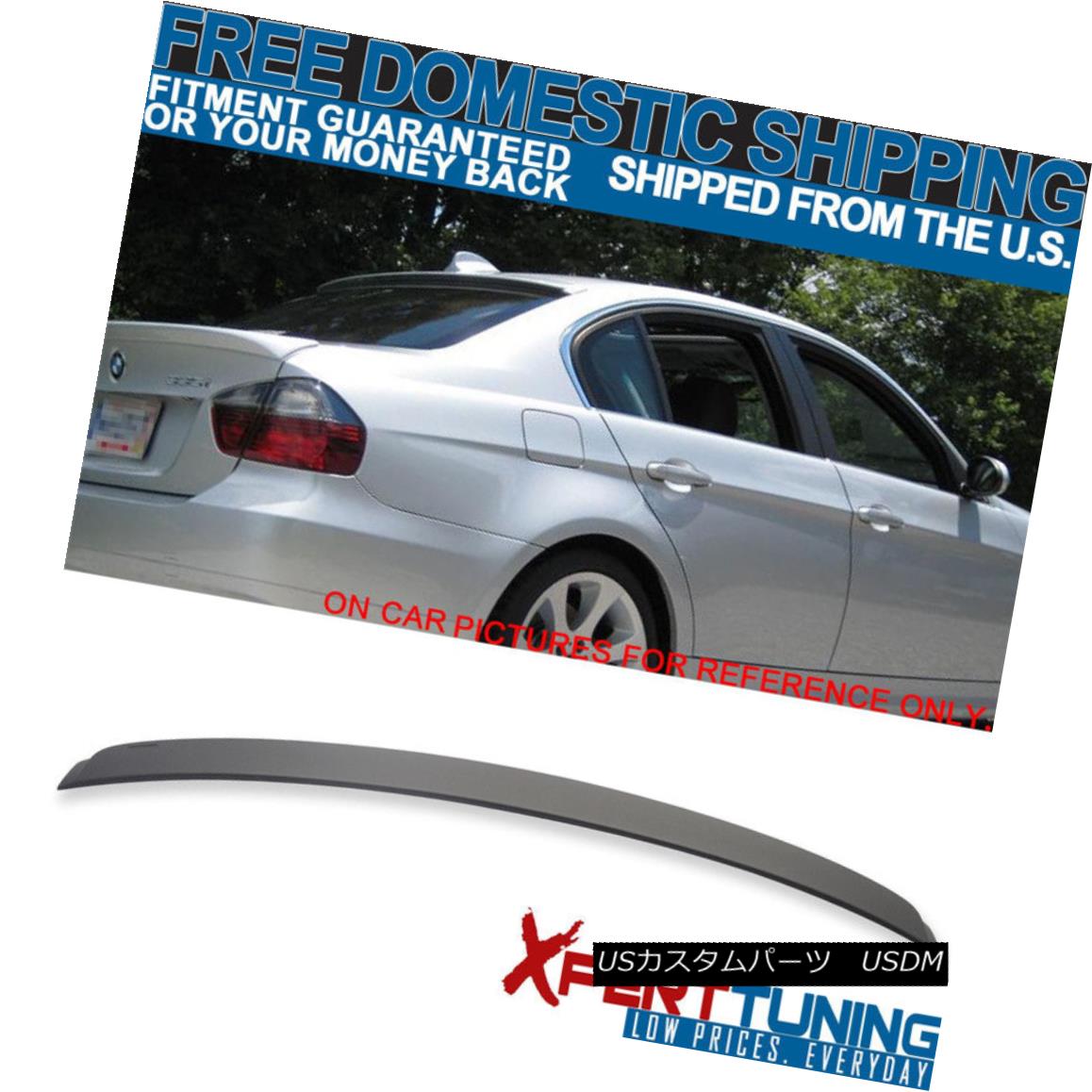 エアロパーツ Fit 06-11 BMW E90 4Dr 3 Series AC-S Style Roof Spoiler Painted Wing Matte Black フィット06-11 BMW E90 4Dr 3シリーズAC-Sスタイルルーフスポイラーペイントウイングマットブラック 【並行輸入品】