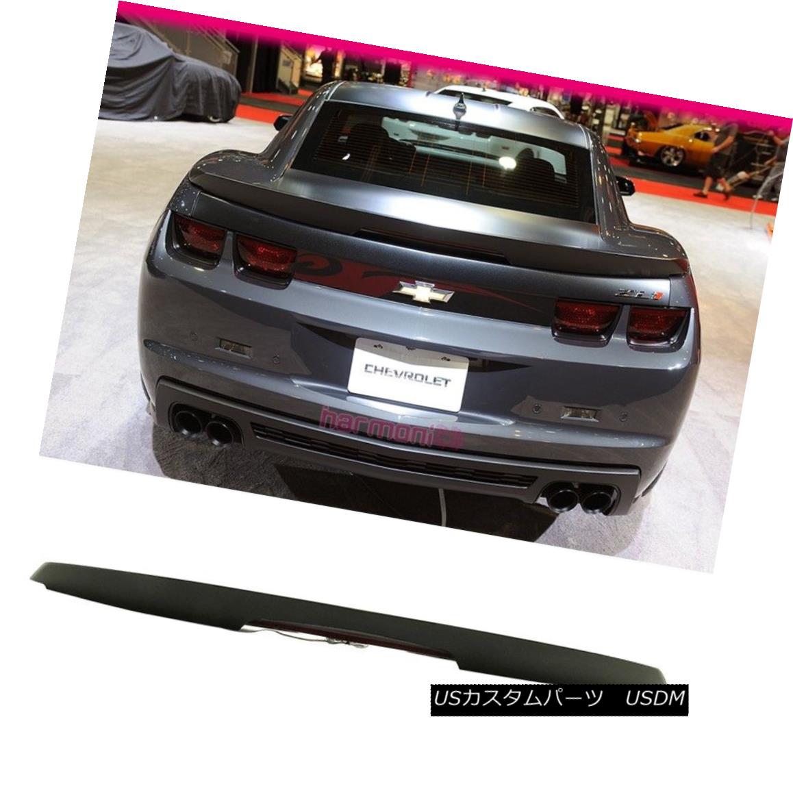 エアロパーツ Fits 10 13 Chevrolet Camaro Trunk Spoiler Wing Painted Matte Black Abs Zl1 フィット10 13シボレーカマロトランクスポイラーウイング塗装マットブラックabs Zl1 Voli Me