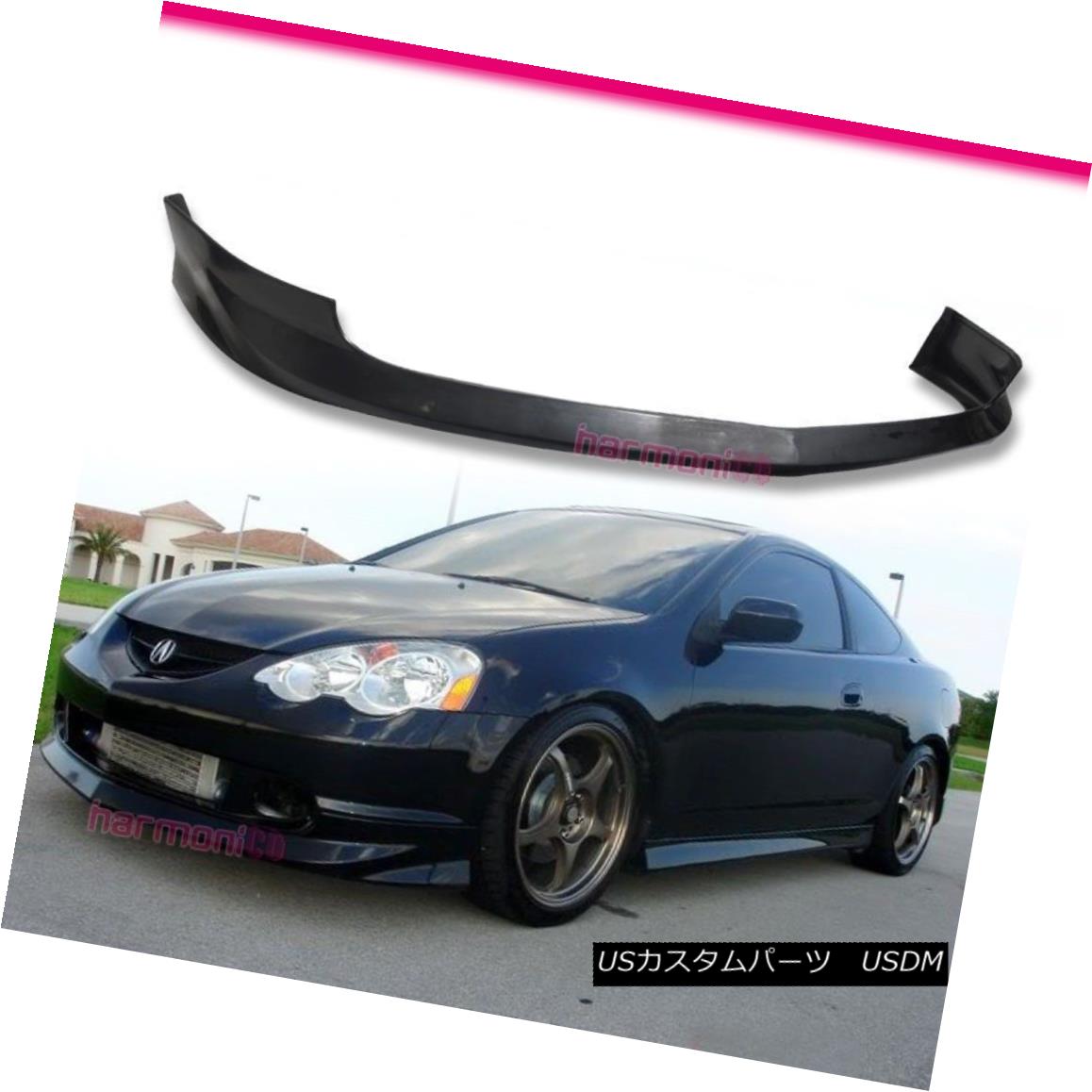 エアロパーツ Fits 02-04 Acura RSX DC5 A-Spec Front Bumper Lip Spoiler Bodykit PU フィット02-04アキュラRSX DC5 A仕様フロントバンパーリップスポイラーボディキットPU 【並行輸入品】｜カスタムパーツ WORLD倉庫 109,747円
