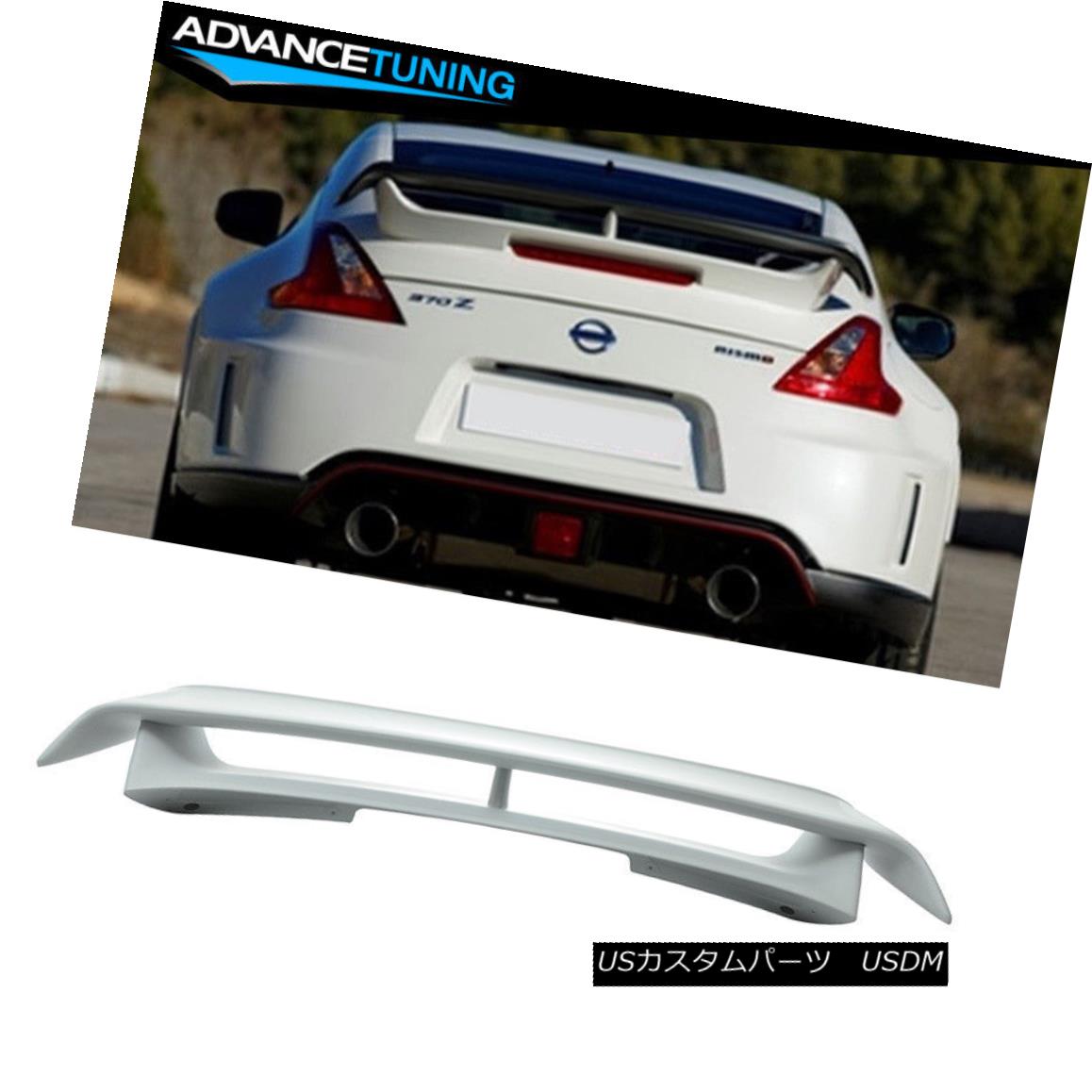 楽天市場 エアロパーツ Fit For 09 18 Nissan 370z Z34 Fairlady Z Nismo Trunk Spoiler Primer Abs フィット9 18日産370z Z34フェアレディzニスモトランクスポイラー プライマーabs World倉庫 楽天市場店