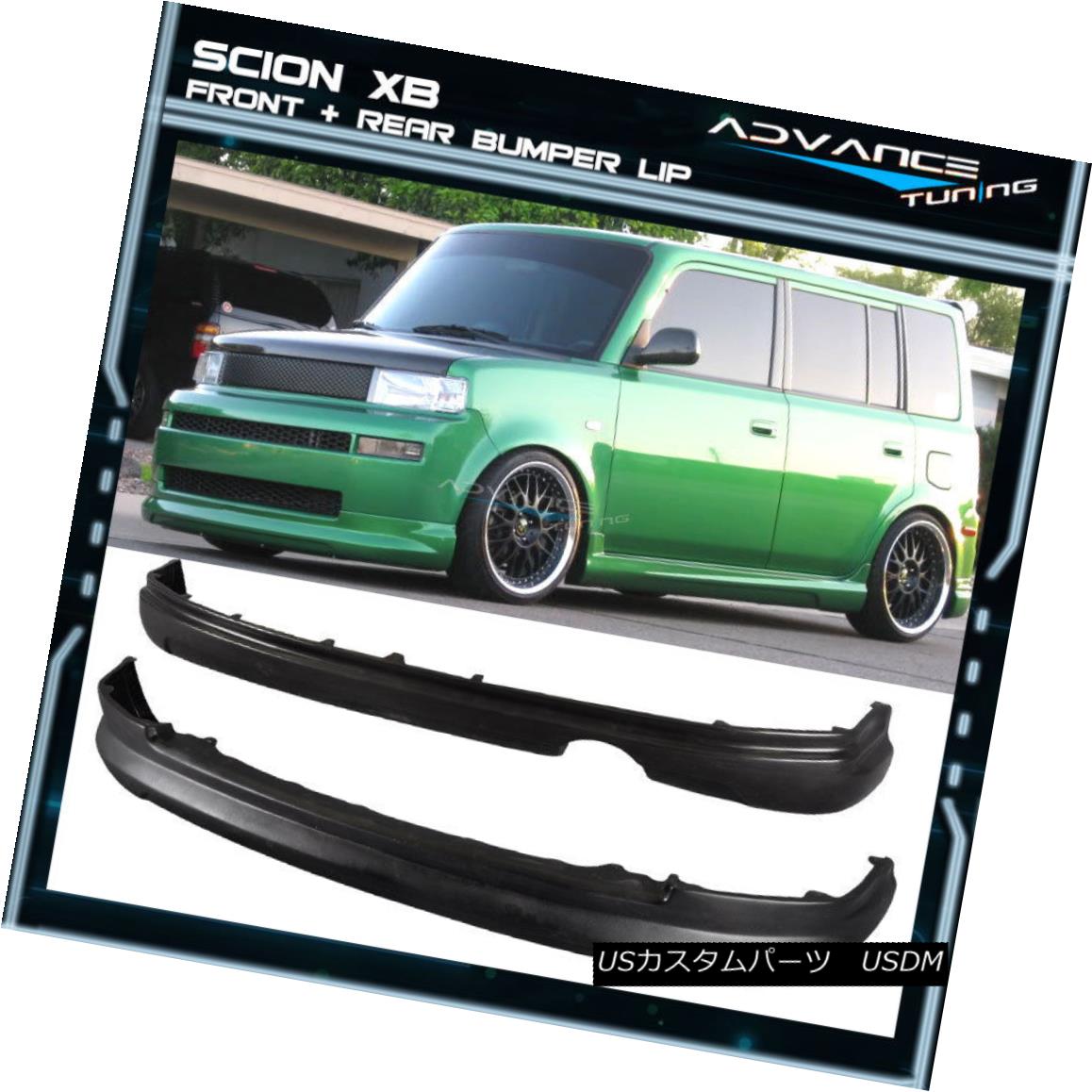 エアロパーツ For 03 07 Scion Xb Wagon 5dr Pu Front Rear Bumper Lip Spoiler Polyurethane 03 07シオン用xbワゴン5dr Puフロント リアバンパーリップスポイラーポリウレタン Siteleco Fr