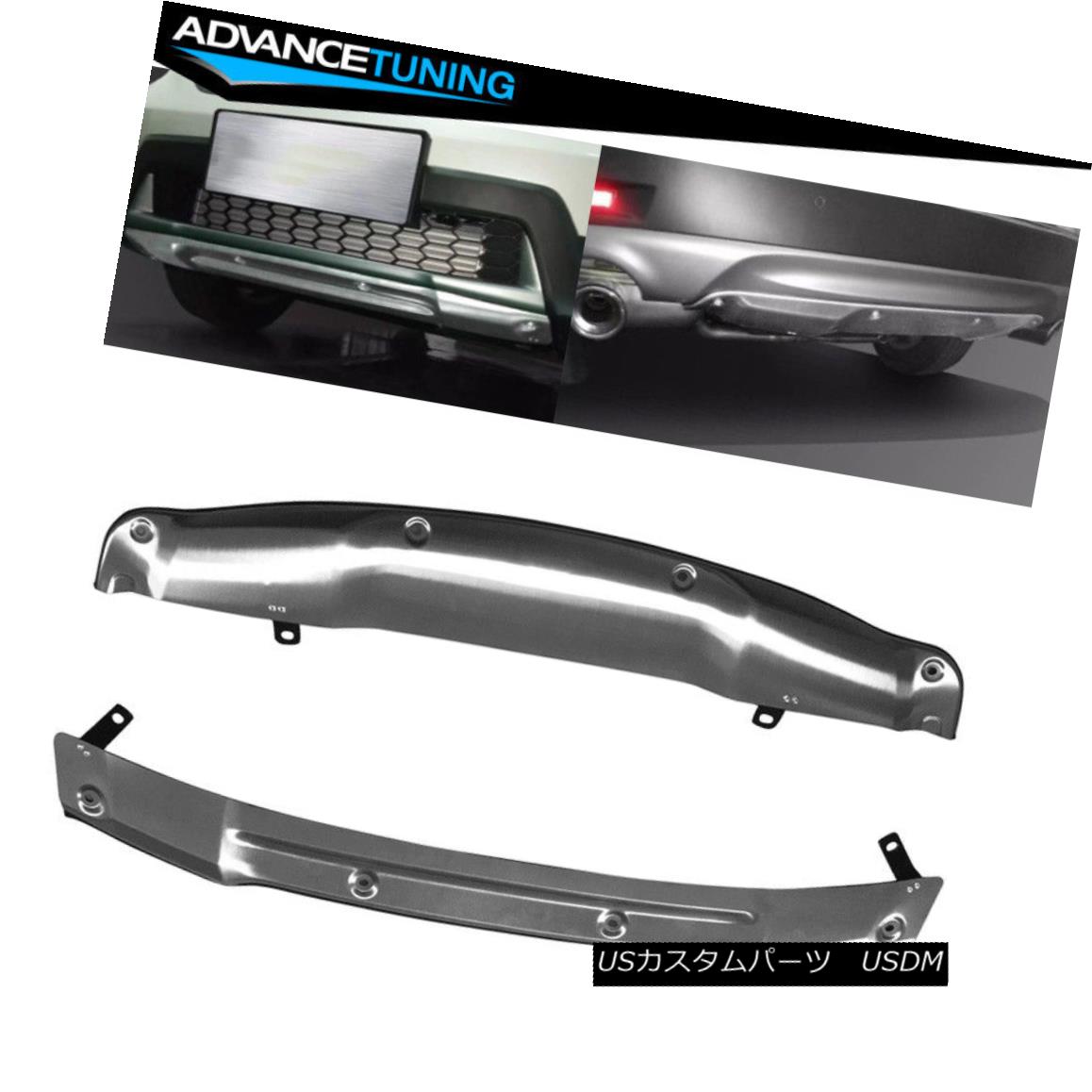 エアロパーツ Fit 17-18 Honda CRV Front+Rear Bumper Board Guard Plate Bar Stainless Steel SS17 適合17-18ホンダCRVフロント+リアバンパーボードガードプレートバーステンレススチールSS17 【並行輸入品】｜カスタムパーツ WORLD倉庫