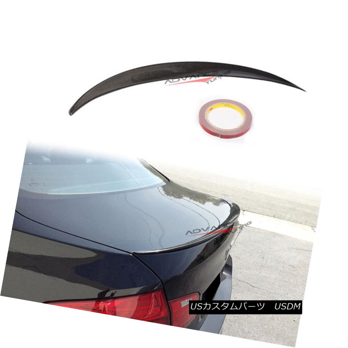 エアロパーツ 11-16 BMW F10 5-Series 4Dr Trunk Spoiler - Carbon Fiber CF 11-16 BMW F10 5シリーズ4Drトランク・スポイラー - 炭素繊維CF 【並行輸入品】|カスタムパーツ WORLD倉庫