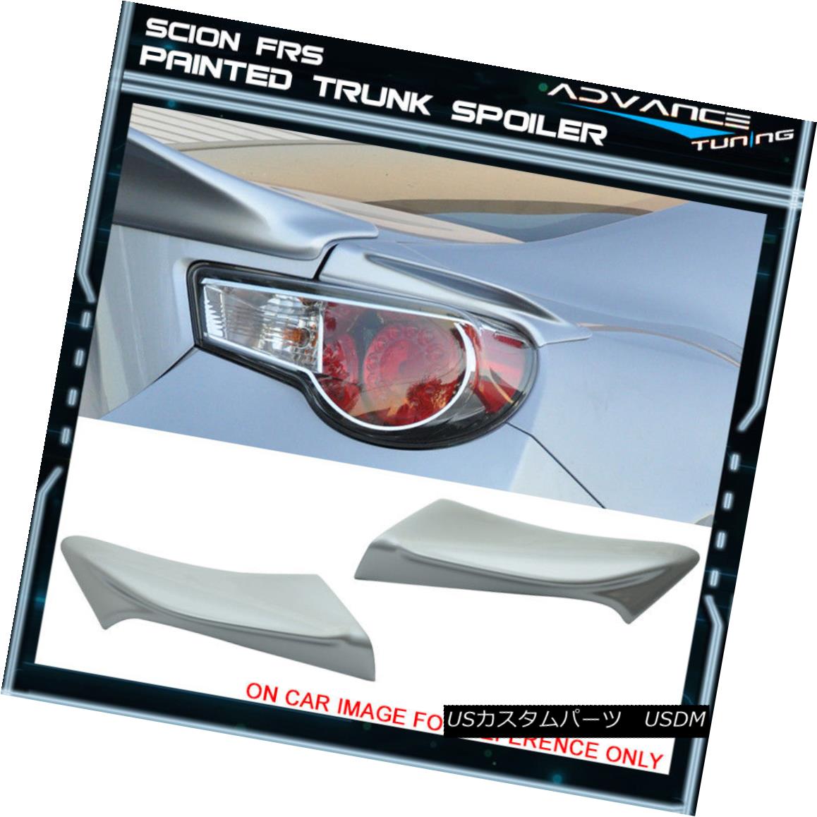エアロパーツ FRS GT86 FT86 TR-D OEM Painted Color # G1U Ice Silver Metallic JDM Side Spoiler FRS GT86 FT86 TR-D OEM塗装カラー＃G1UアイスシルバーメタリックJDMサイドスポイラー 【並行輸入品】