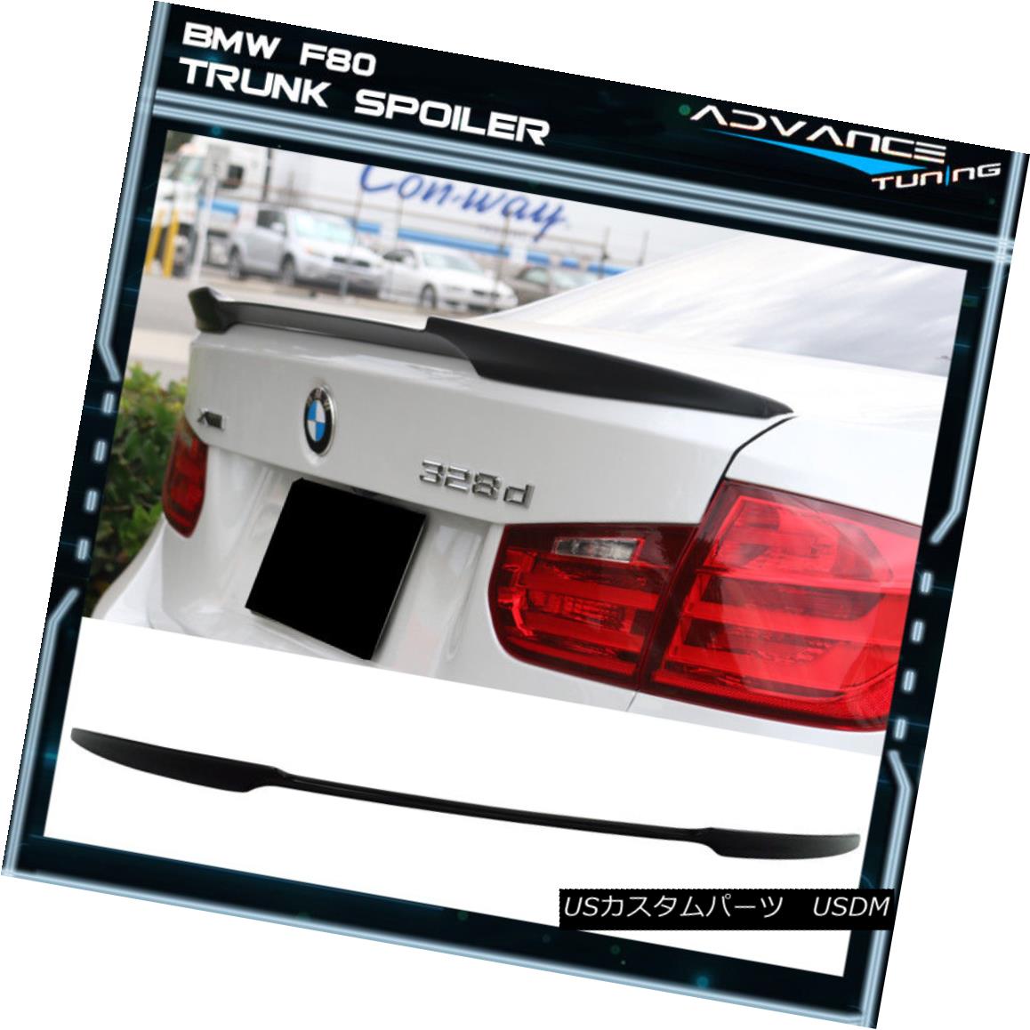 エアロパーツ 14-18 BMW F80 M3 F30 4DR V Style Trunk Spoiler Painted Black Sapphire Metallic 14-18 BMW F80 M3 F30 4DR Vスタイルのトランク・スポイラー・ペイント・ブラック・サファイア・メタリック 【並行輸入品】｜カスタムパーツ WORLD倉庫