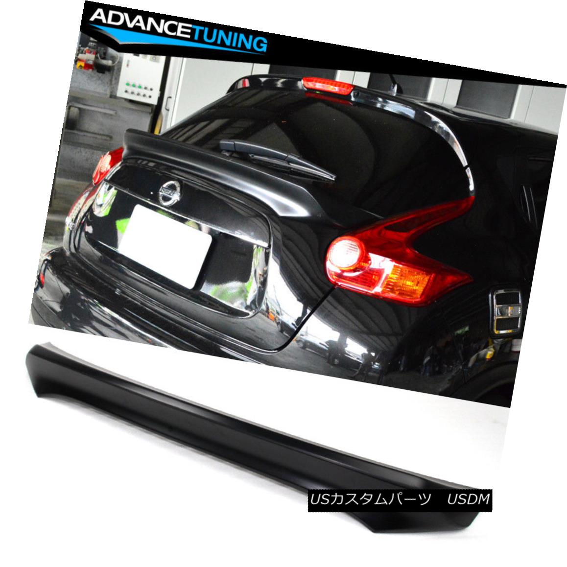 エアロパーツ Fits 15-17 Nissan Juke IKON Style Unpainted Trunk Spoiler - ABS フィット15-17日産ジュークIKONスタイル無塗装トランクスポイラー - ABS 【並行輸入品】|カスタムパーツ WORLD倉庫