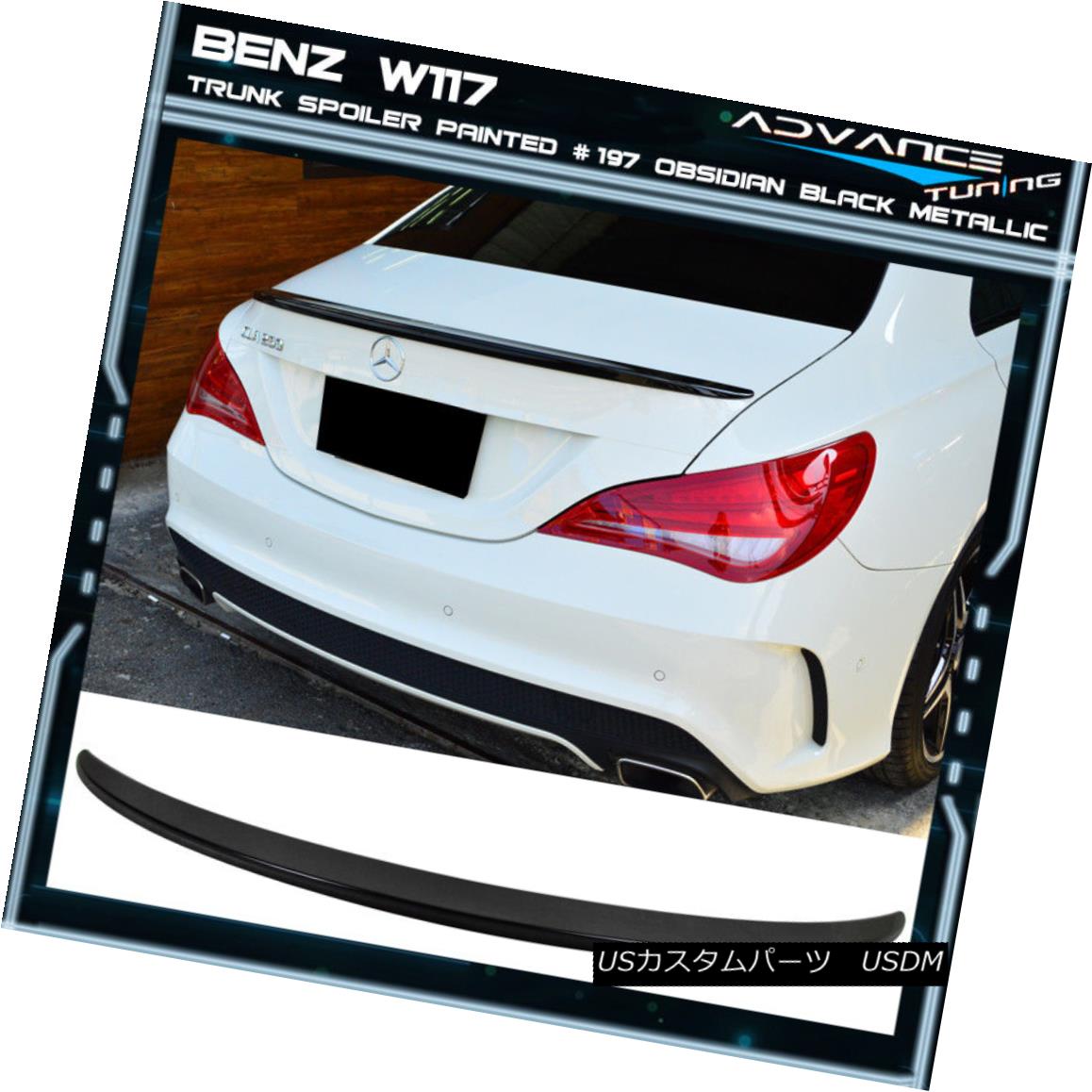 エアロ一端 14 18 Benz Cla W117 Trunk Spoiler Oem Painted Color 197 Obsidian Black Metallic 14 18ベンツcla W117ブート スポイラーoem色付色 197悪漢曜石黒メタリック Pghintheround Com