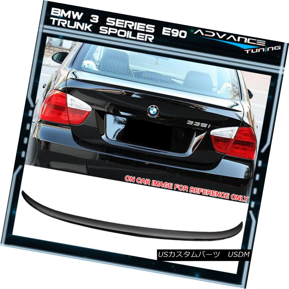 エアロパーツ 06-11 BMW 3 Series E90 P2 Style ABS Trunk Spoiler Painted Jet Black 06-11 BMW 3シリーズE90 P2スタイルABSトランクスポイラーペイントジェットブラック 【並行輸入品】|カスタムパーツ WORLD倉庫