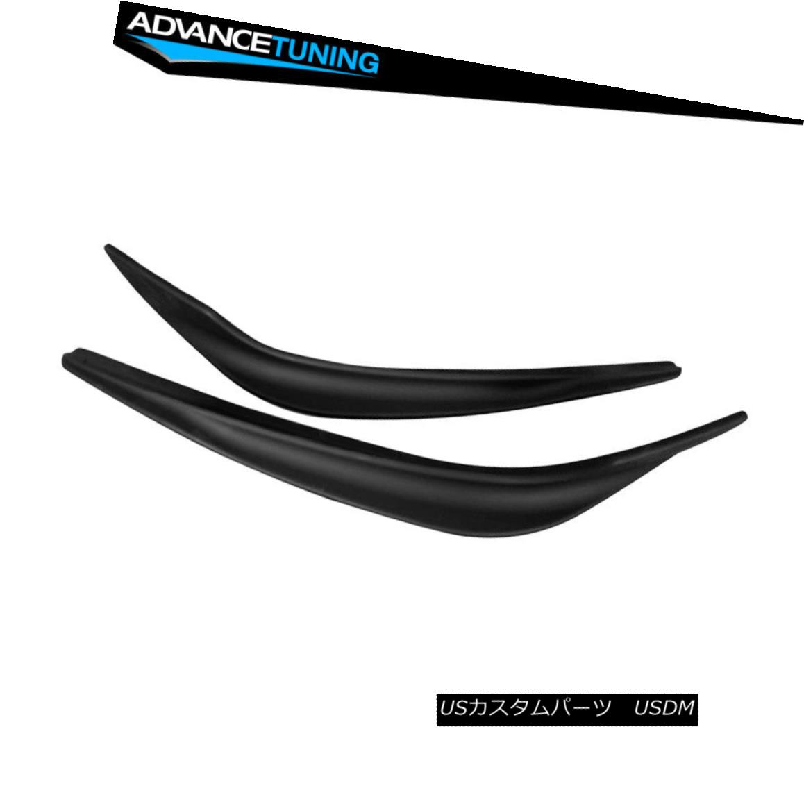 エアロパーツ Fits 16-17 Mazda 6 Front Bumper Lip Spoiler Splitter ABS 2Pcs フィット16-17マツダ6フロントバンパーリップスポイラースプリッタABS 2個 【並行輸入品】