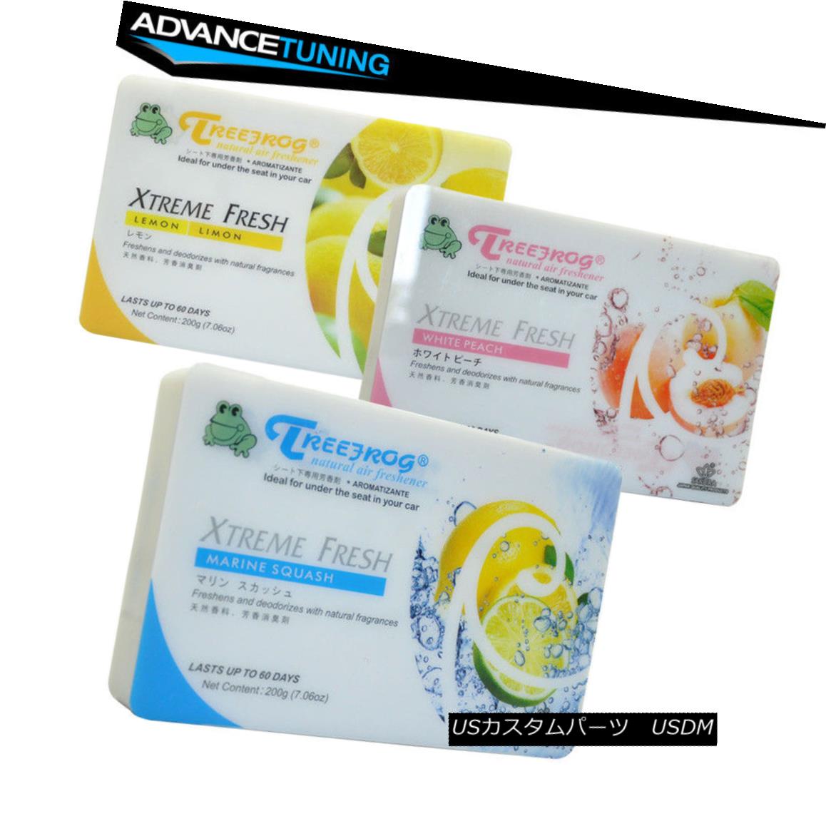 エアロパーツ Tree Frog Air Freshener Combo White Peach Treefrog JDM Products 木のカエル空気清涼剤のコンボ白いピーチツリーフォッグJDM製品 【並行輸入品】